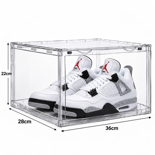 קופסת Clear BOX פתיחה רחבה – מידות 36×28×22 ס"מ